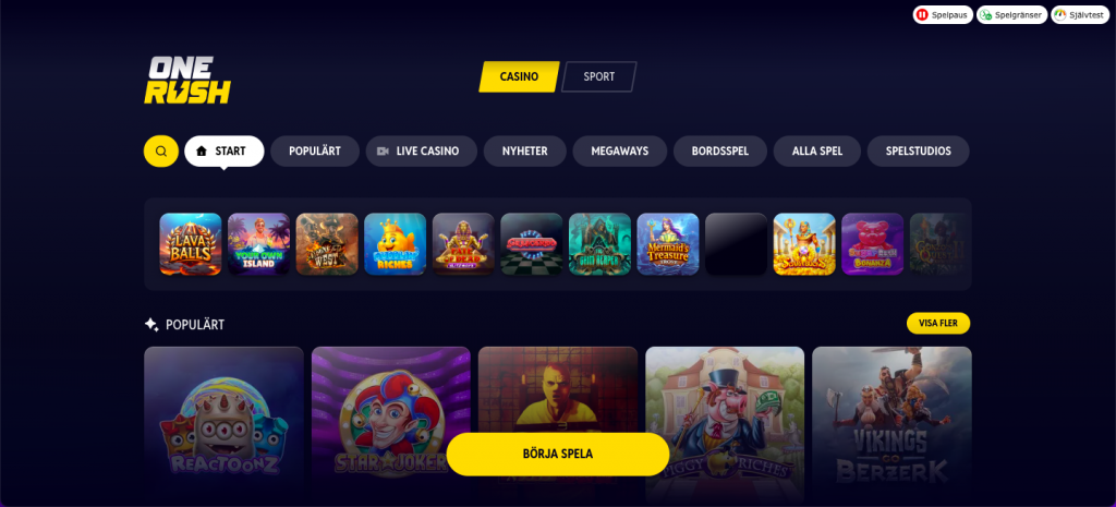 Casino på OneRush