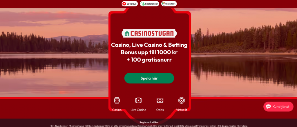 Casinostugan bonus