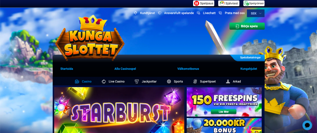 Kungaslottet startsida