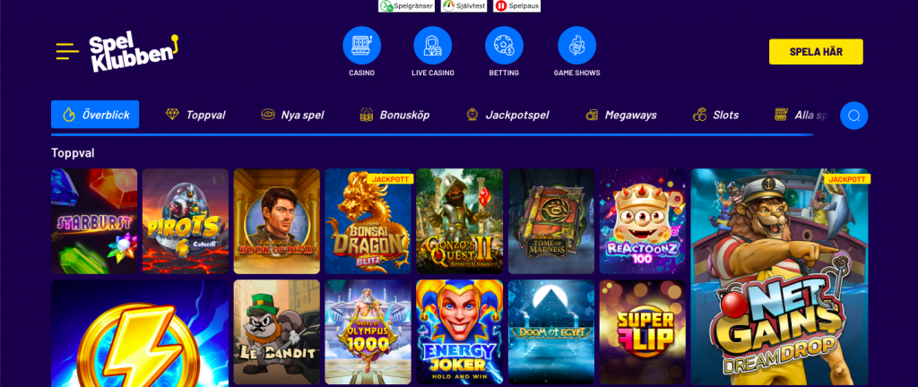 Spelklubben slots