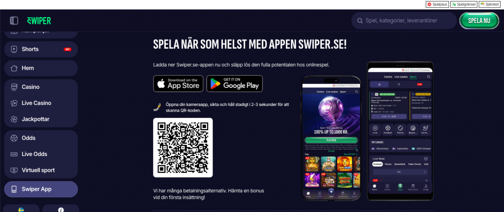 Swiper app