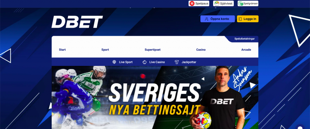 Dbet startpage